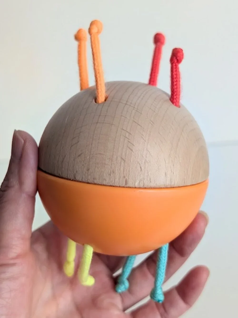 Lovevery Baby Pincer Chime Ball from Explorer Play Kit 9-10M